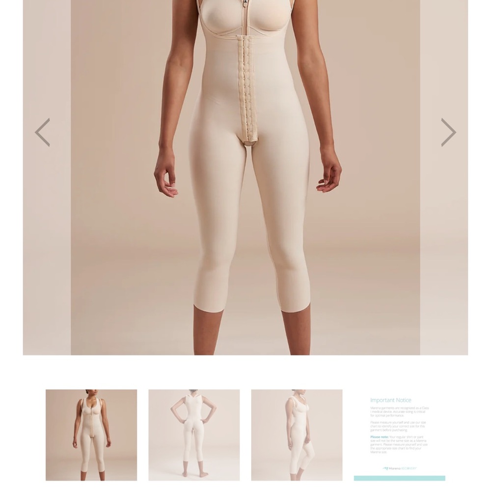 Marena step 1 recovery compression garment size small